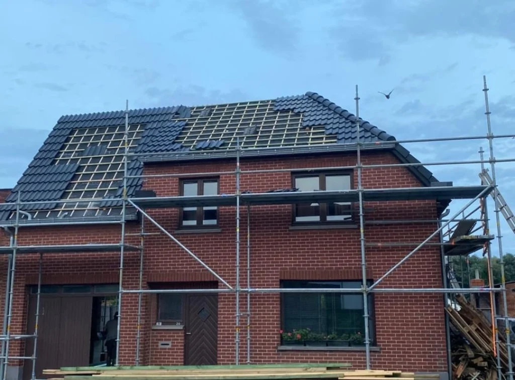 Dakwerken in progress van GJ-Power